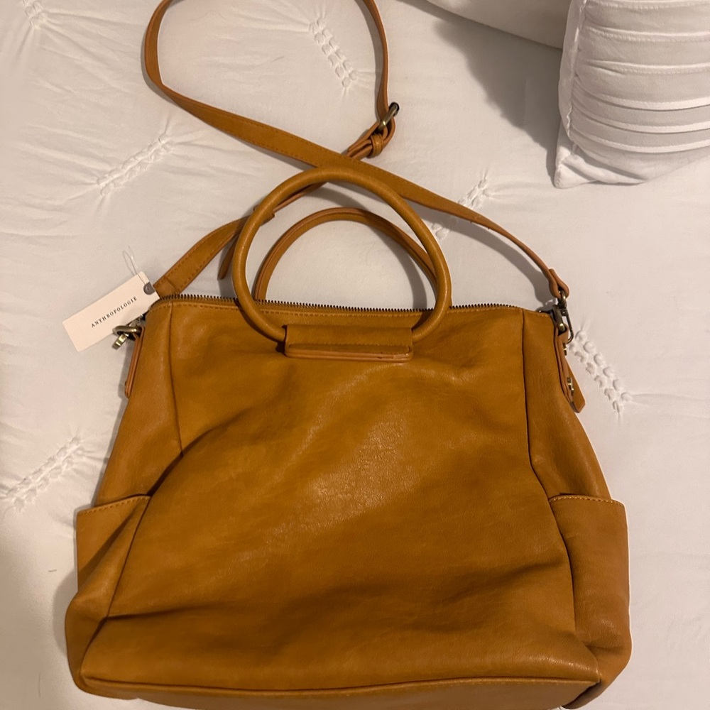 Anthropologie Tan Leather Women's Bag